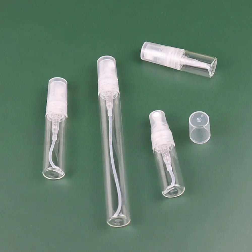 Sample Size Refillable Press Spray Travel Glass Spray Bottle Empty Bottle  Bottled Separately  Sample Bottle