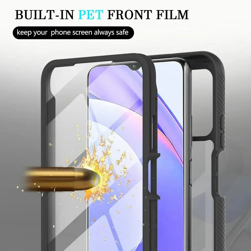 Dla Redmi Note 11 Pro Plus odporna na wstrząsy folia 360 ochrony kryształowego tylnego panelu Xiaomi Redmi Note 12 S 13c 11s 12c 12 s 12r 13 5G — zdjęcie produktu 2