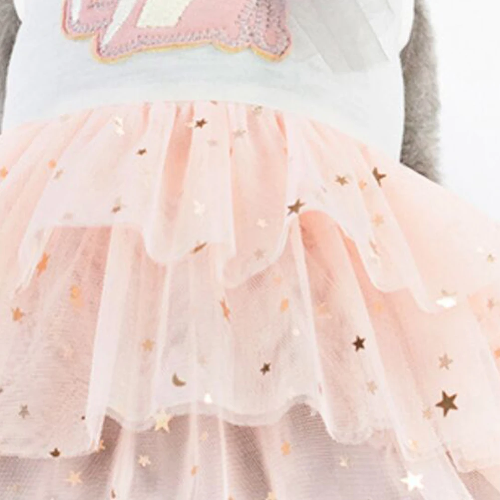 

Pet Lace Skirt White Dog Clothe Puppy Tutu Tulle Gown Gauze Dress Clothing Cute