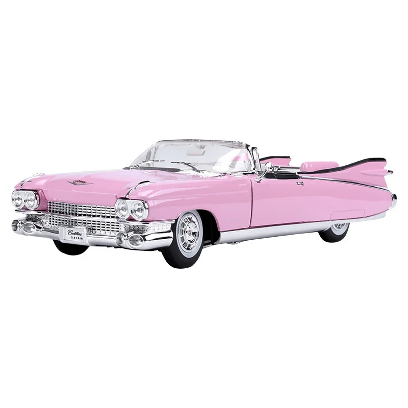 MAISTO-Voiture l'inventaire à l'effigie d'Elvis Presley, en alliage moulé sous pression, échelle 1/64e, avec ouverture à l'arrière et 2 portes, jouet idéal comme cadeau pour un garçon, collection 1959