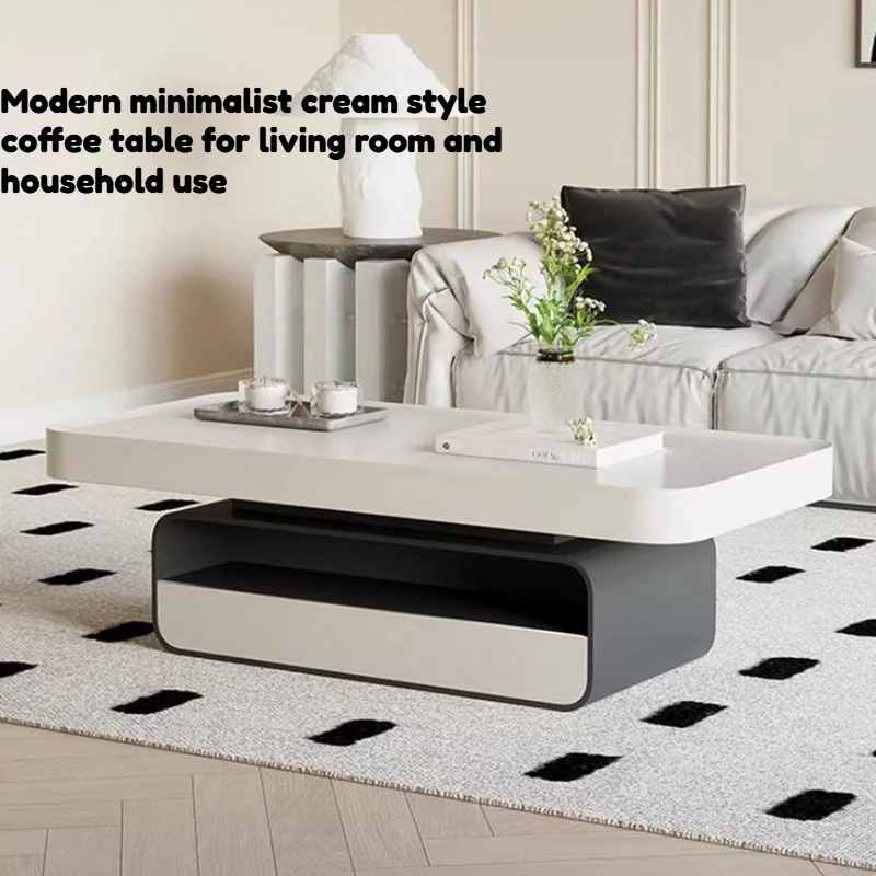 

Modern Nordic Coffee Table Book Display Authentic Rectangular Coffee Table Minimalist Luxury Storage Design House Accessories