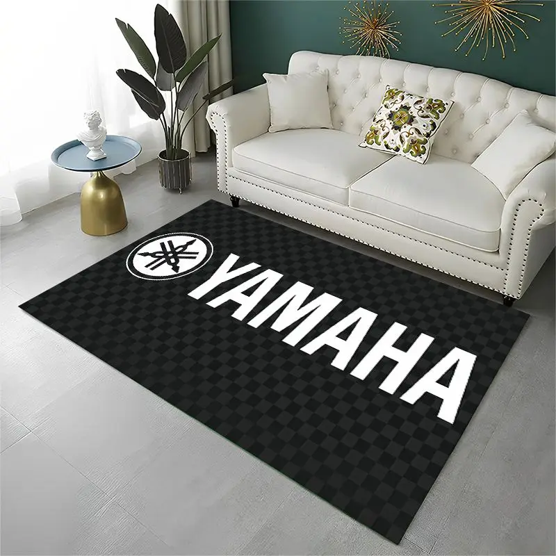 Racing Moto Y-Yamaha Retro Sign Non-Slip Area Rug for Living Room,Bedroom,Playroom,Soft Carpet Floor Mat Home Decor Rug  Room