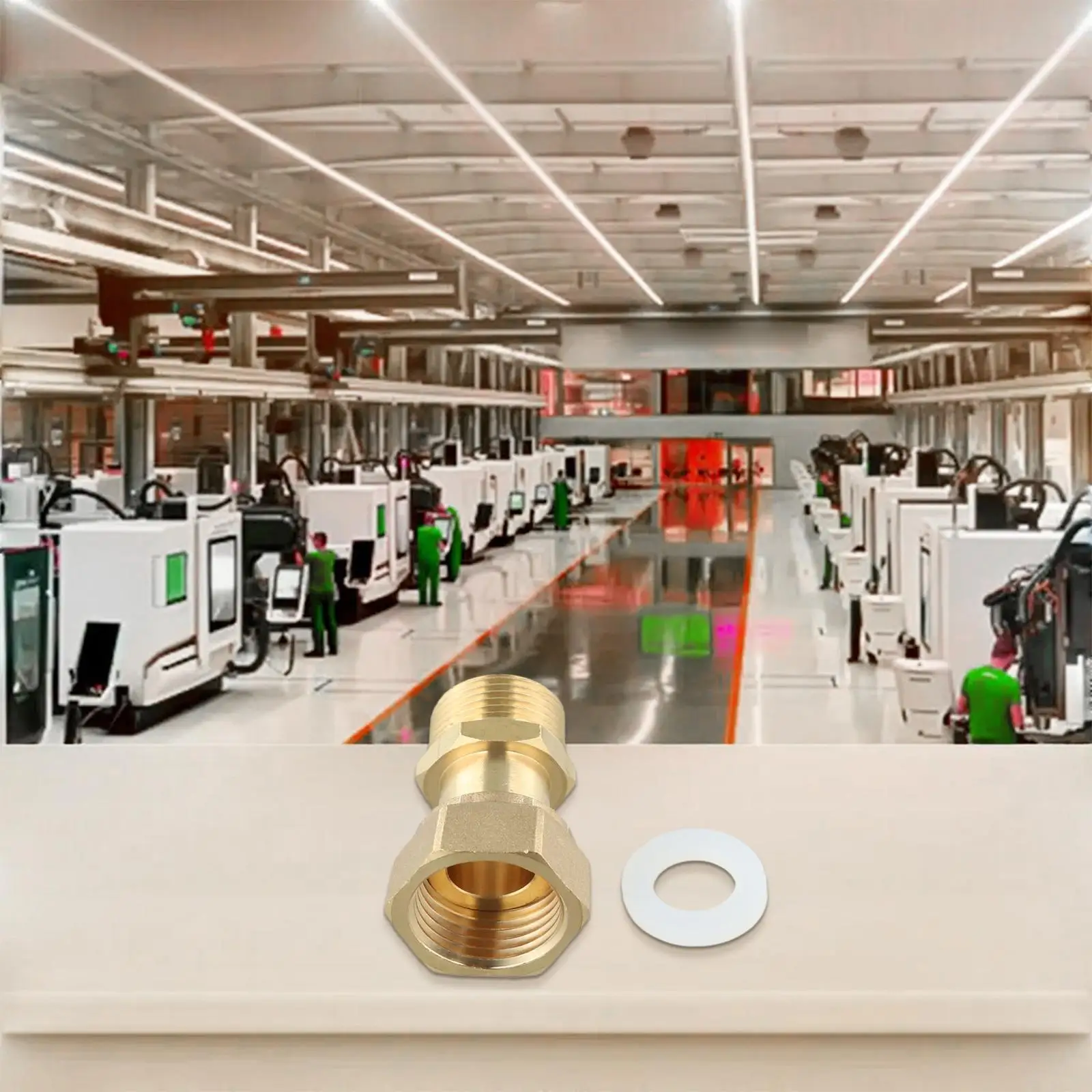 Leak-proof Connector Threaded Connection Valve For Home Plumbing HPB58 Brass Construction Robust Physical Properties