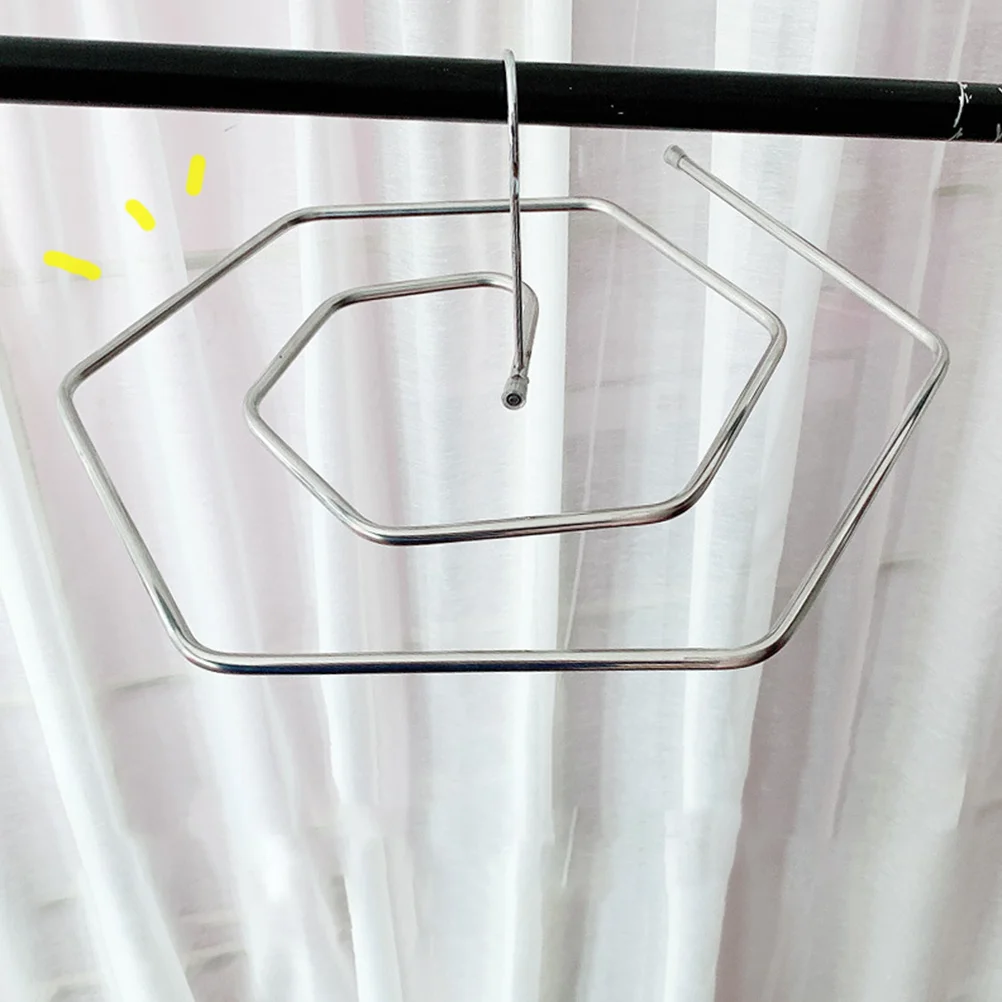 

Stainless Steel Spiral Hanger Quilt Rack Blanket Drying Bed Sheet Multi-Functional Sun-Cure Design Quilt Hanger