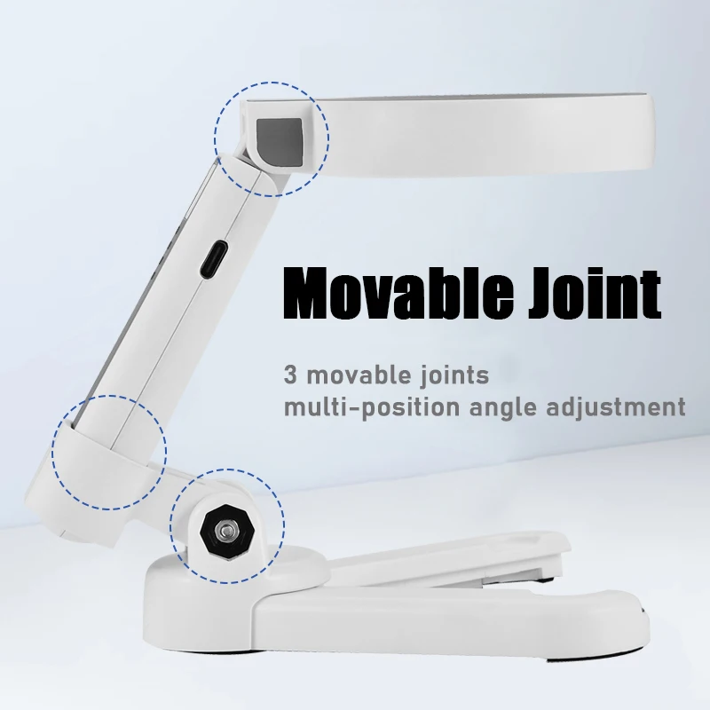 سطح مكتب عدسة مكبرة مع ضوء عالي الدقة أصلي لكبار السن للقراءة المحمولة عالية التكبير لإصلاح ساعة المسنين القابلة لإعادة الشحن #2