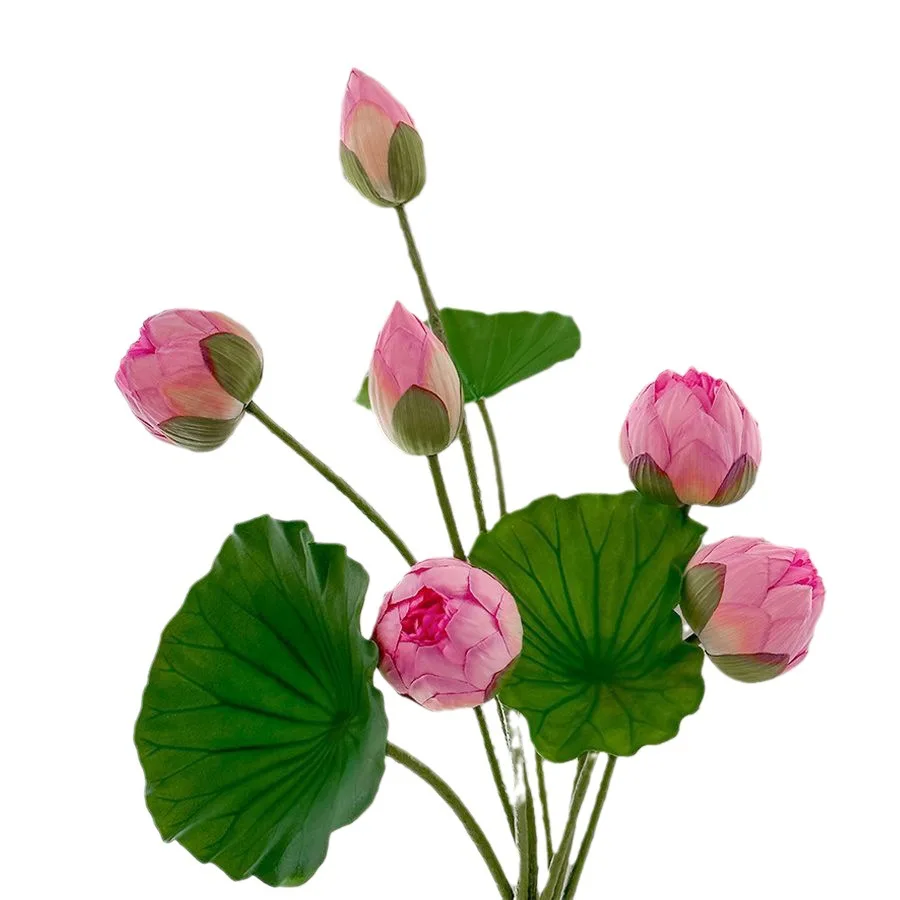 80cm Artificial Lotus Leaf Artificial Flower Ornaments Home Living Room Flower Arrangement Decoration