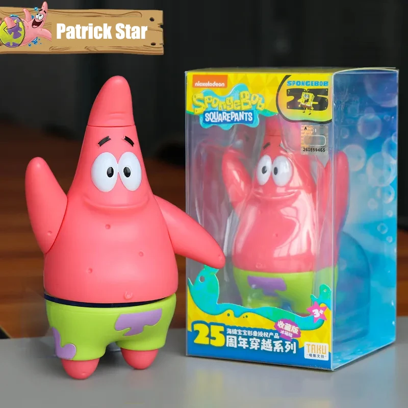 Genuine SpongeBob Patrick Star Collector's Edition Refrigerator Magnet 4 Styles Figure Collection Ornaments Kid's Birthday Gifts