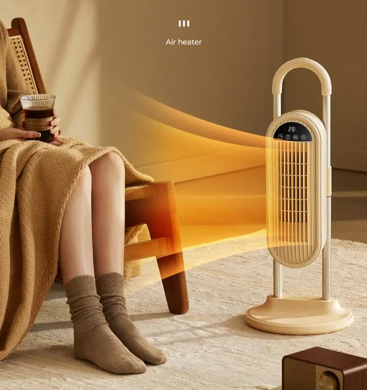 المنزلية الموفرة للطاقة مروحة سخان صغير الشمس فرن السيراميك التدفئة المنزل سخانات الأشعة تحت الحمراء البعيدة التحكم عن بعد الكهربائية دفئا
