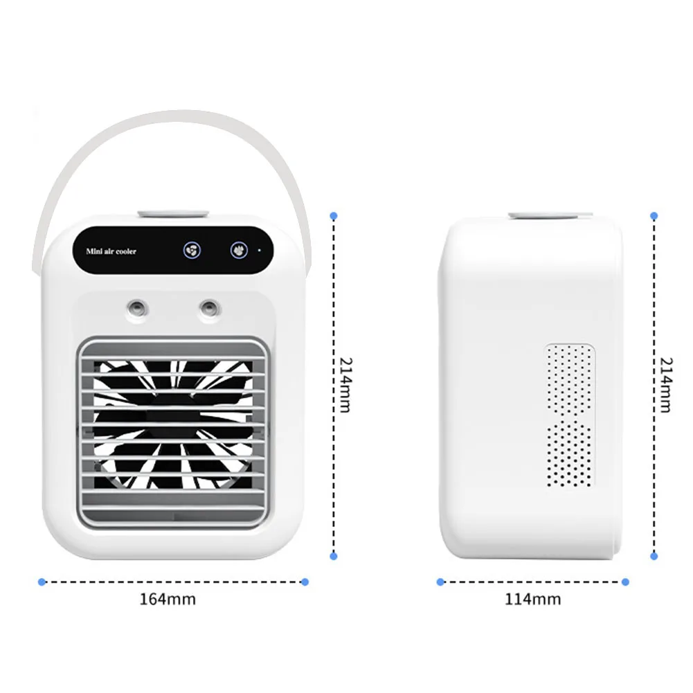 Home Cooling Solution Portable Air Conditioner Versatile Portable Cooling Solution Battery Powered Fan Compact Cooling Device