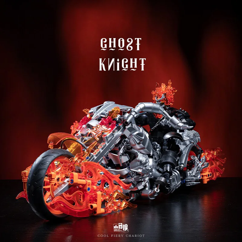 

1436PCS Creative MOC Ghost Knight Building Blocks Desktop Ornaments Construction Bricks Toy Gift For Kid Adult Boy