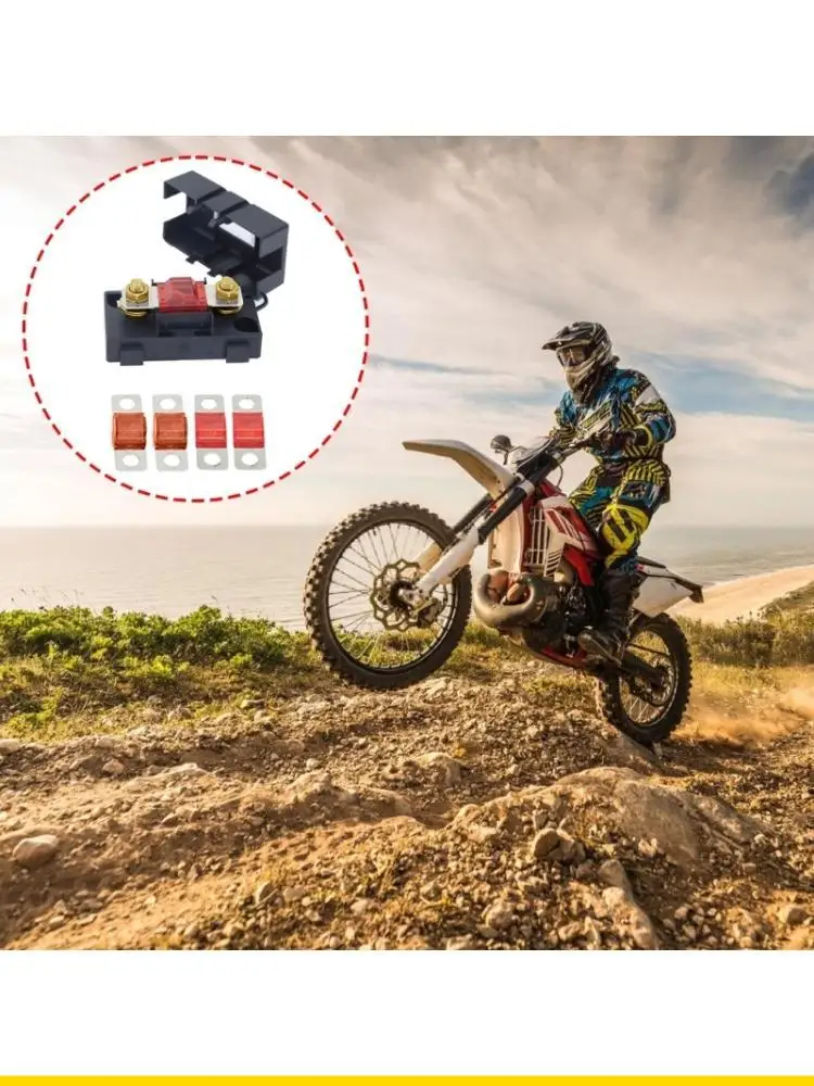 SZCH Auto Fuses Holder with 30A 50A Fuses Multifunction Car Bike Circuit Fuses Box Set