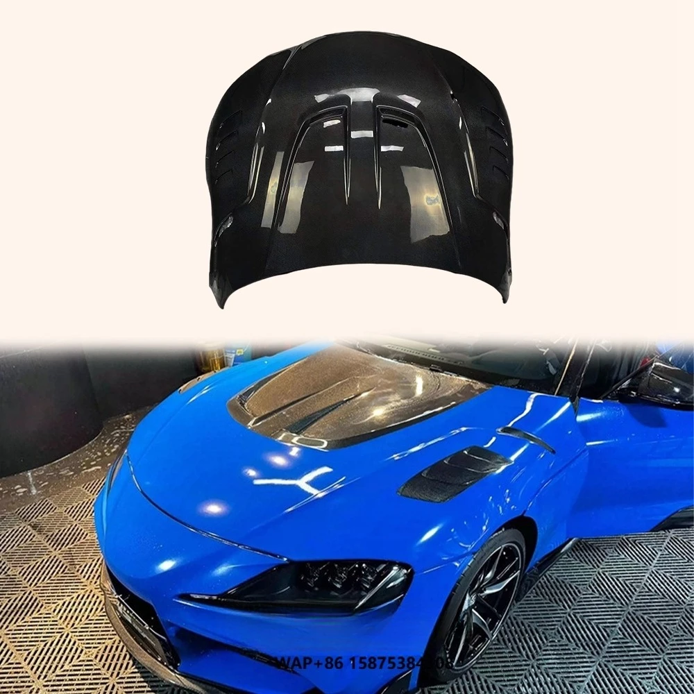 

For Supra A90 2019-2022 LEB Style Carbon Fiber Hood Bonnet Body Kits