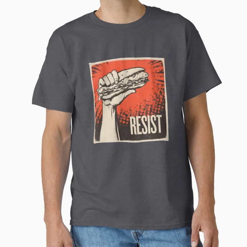 Washington Free Sandwich Guy 2025 Anti trump freedom Funny t shirt for man S-6XL Large size Tops 100% cotton print Clothes