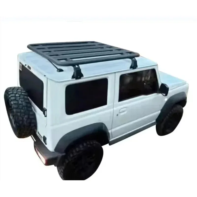 

High-quality New Carbon Black Aluminum Alloy Rooftop Mount Roof Lage Rack 100kg+ Load Capacity 40KG