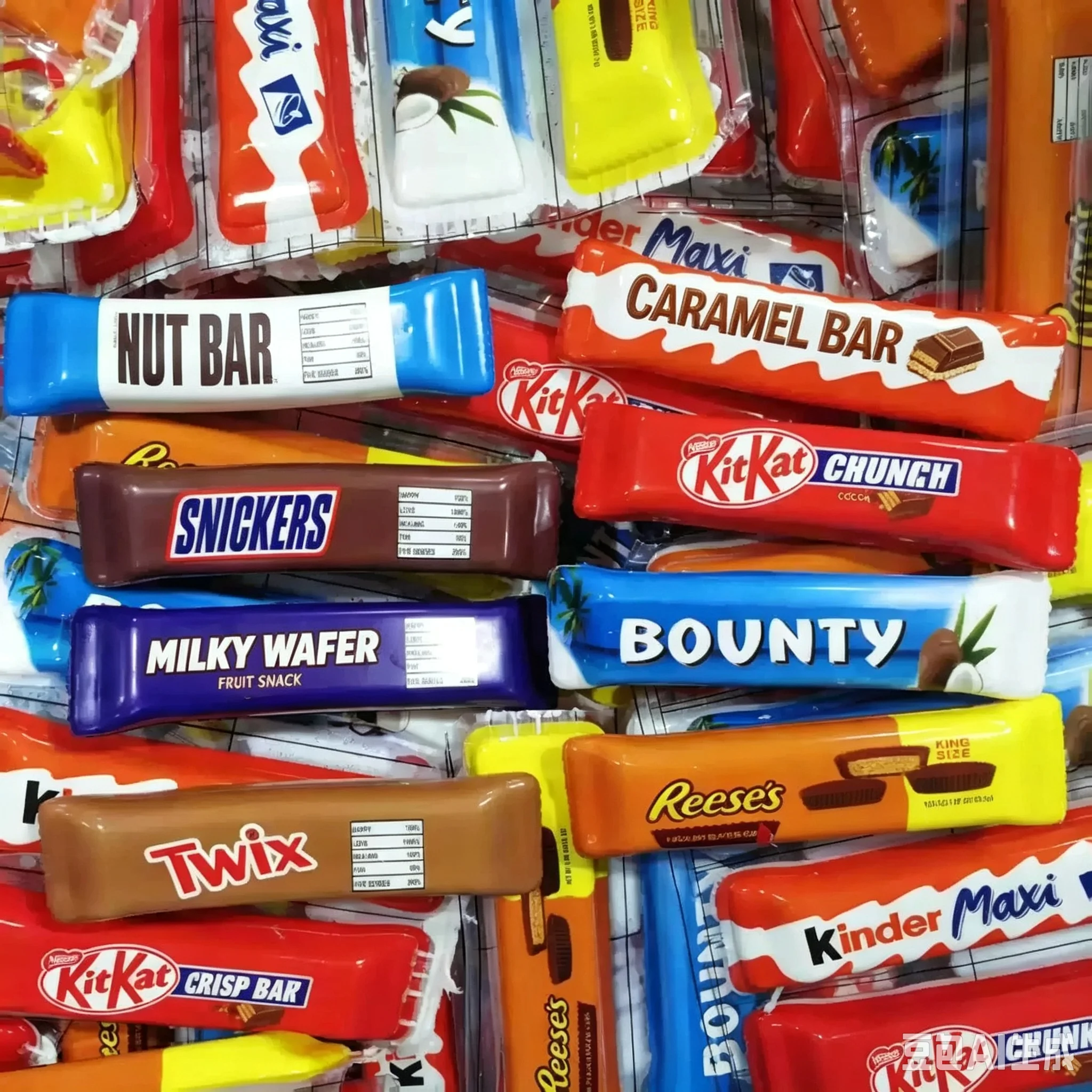 1/8PCS Simulation Chocolate Butter Sticks Squishy Toys Slow Rebound Squeeze Toys Stress Relief Sensory Toys Party Favors No Box