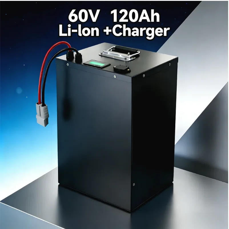 

Литий-ионный аккумулятор 17S 60 В 20 Ач-120 Ач | Мощный аккумулятор для гольф-кара мощностью 1000–8000 Вт с Bluetooth BMS