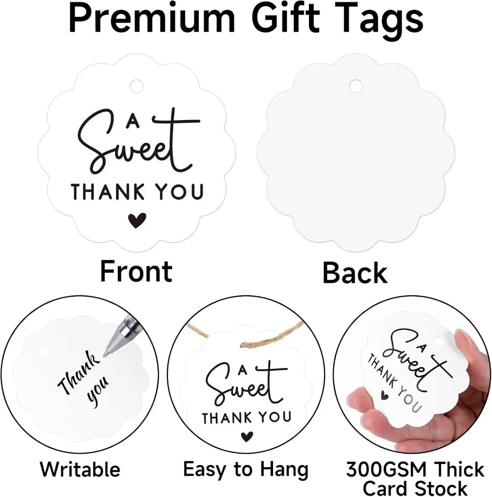 

Thank You for Celebrating with Us The Hang Tag Handmade Label Gift Decoration Blank Price Tag