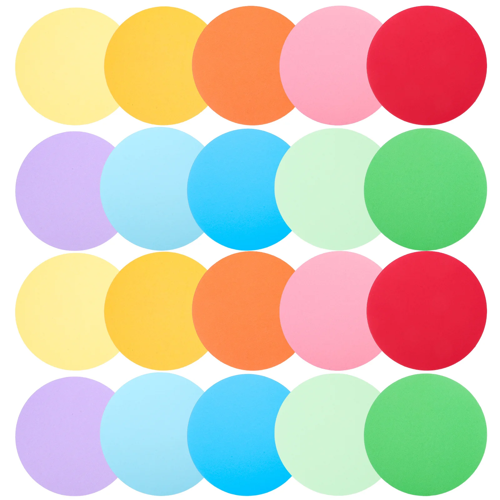 

40Pcs Removable Round Colored Dots Carpet Spot Markers Classroom Floor Decals Color Coding Labels Floor Dots Rugs Positioning
