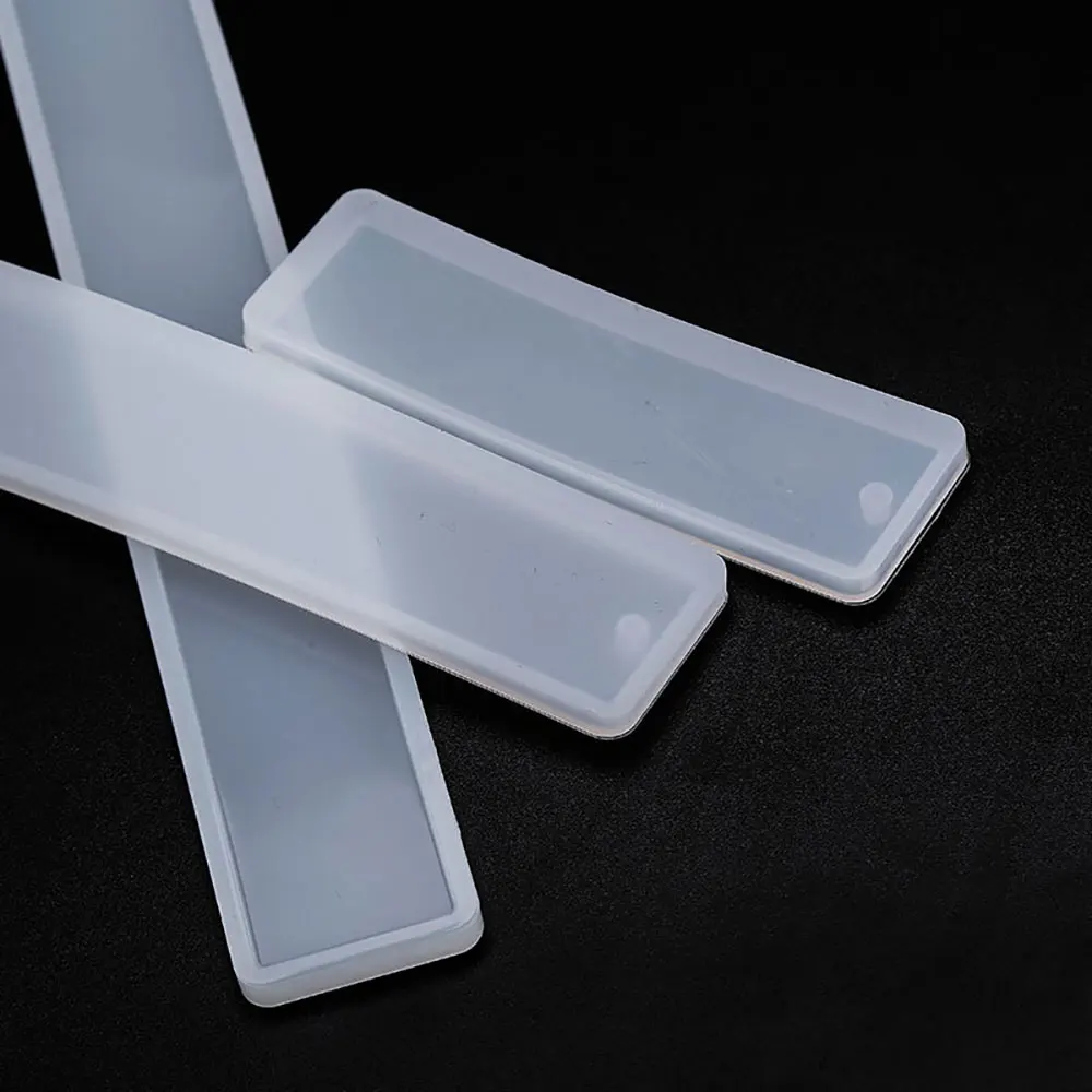 Silicone world Rectangle Silicone Bookmark Mold DIY Bookmark Mold Making Epoxy Resin Jewelry DIY Craft Silicone Transparent Mold - Image 4
