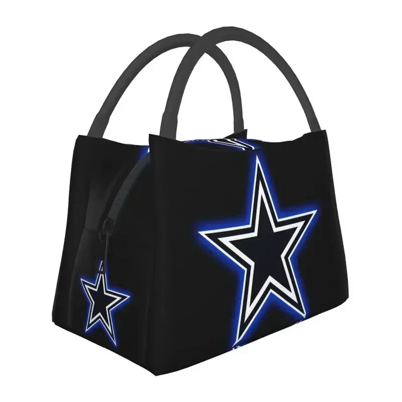 

Cowboy Insulated Lunch Bag for Camping Travel Resuable Cooler Thermal Bento Box Women