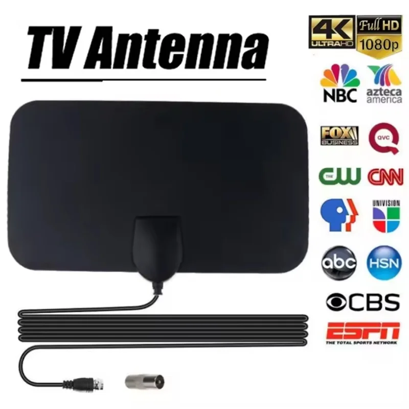 4K Digital TV Antenna High Gain Signal Booster For Global Digital TV RV 1080P High Definition Home RV Television Accessory Tools