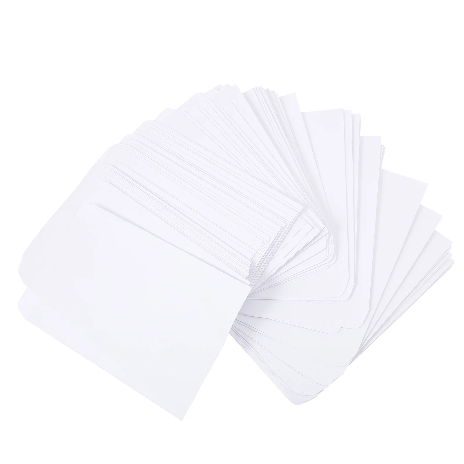 Envelopes De Papel Em Branco, Mail Sack, Envelopes De Embalagem De Dinheiro, Sacos De Armazenamento De Dinheiro, Carta Grossa, No Word Office, 100 Pcs