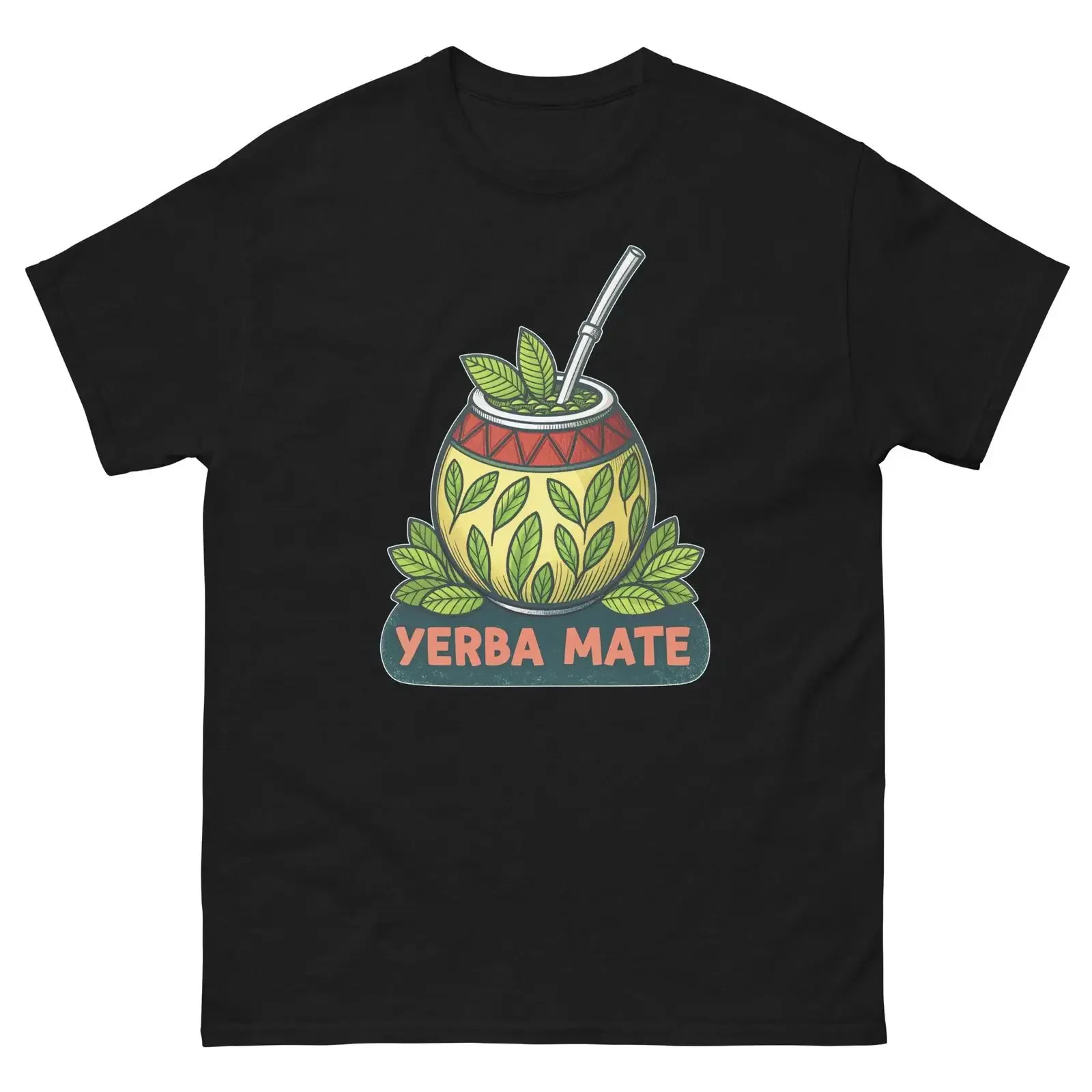Yerba Mate T Shirt Drink Delicious Popular Beverage vintage Washed Soft Versatile Stylish Casual streetwear designer clothes