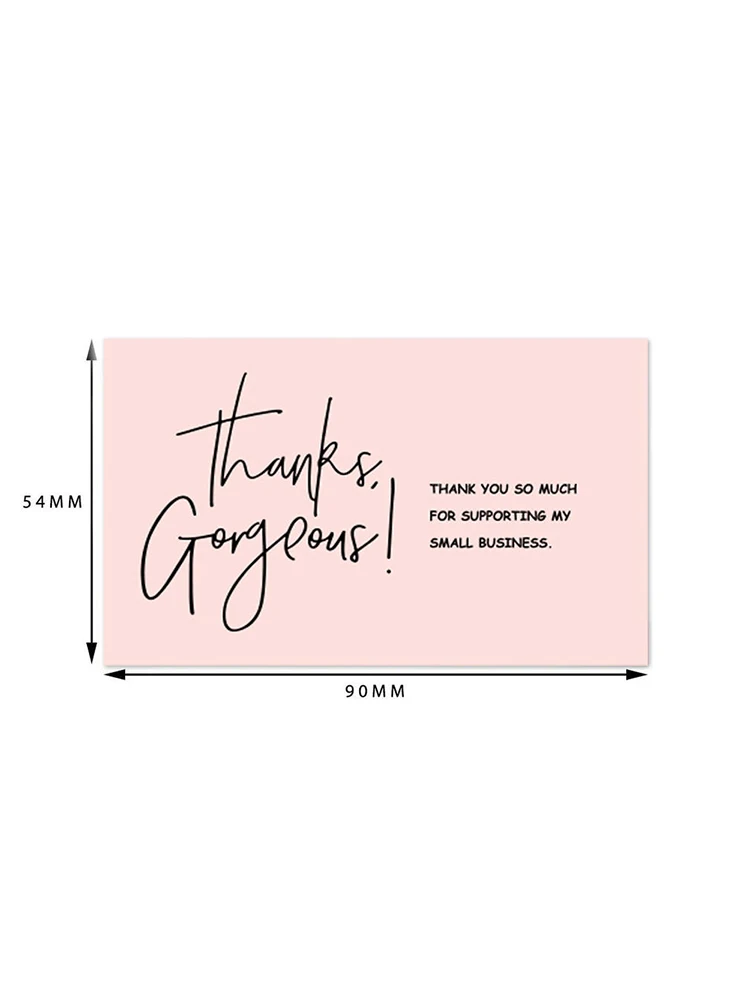 CUSTOM ขอบคุณการ์ดโลโก้ปรับแต่งชื่อการ์ดอวยพร 300gsm กระดาษส่วนบุคคลงานแต่งงานของขวัญเชิญโปสการ์ด