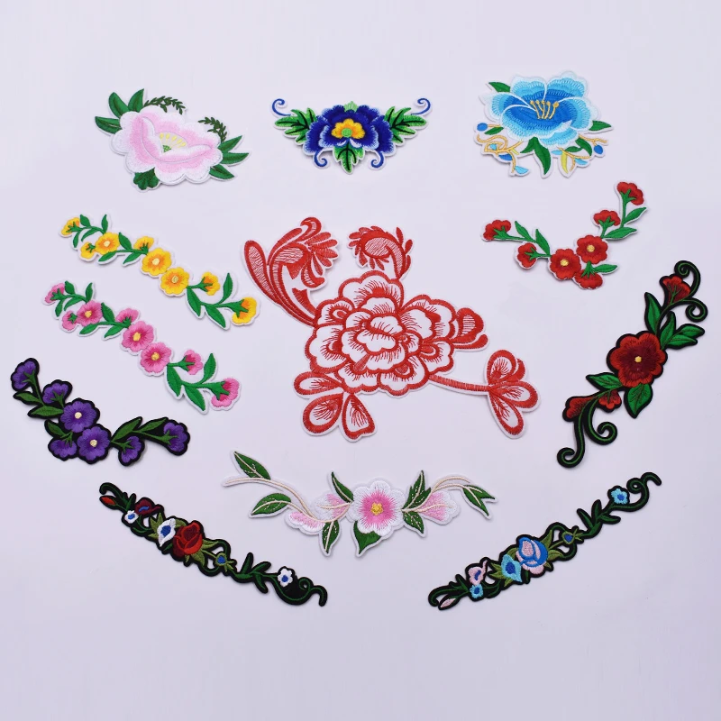 New Clothing Flowers Appliqes For Performance Classical Opera Ethnic Embroidery Patches Various Kinds of Stickers