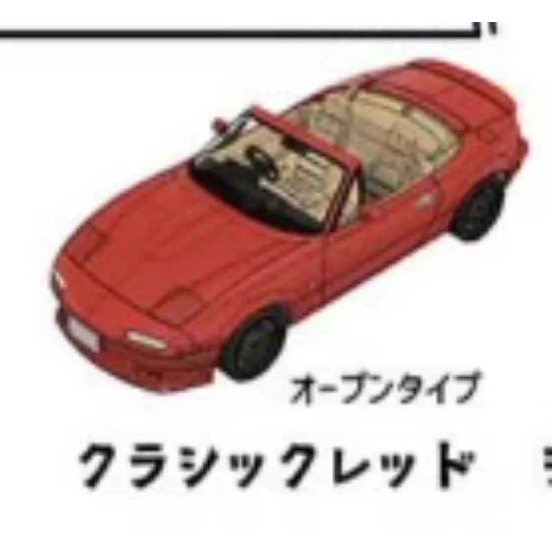 1：64 Original ToysCabin Gashapon ROADSTER Mazda Motor Qversion Anime Action Figure Model Toys Gifts Cartoon Character Collection