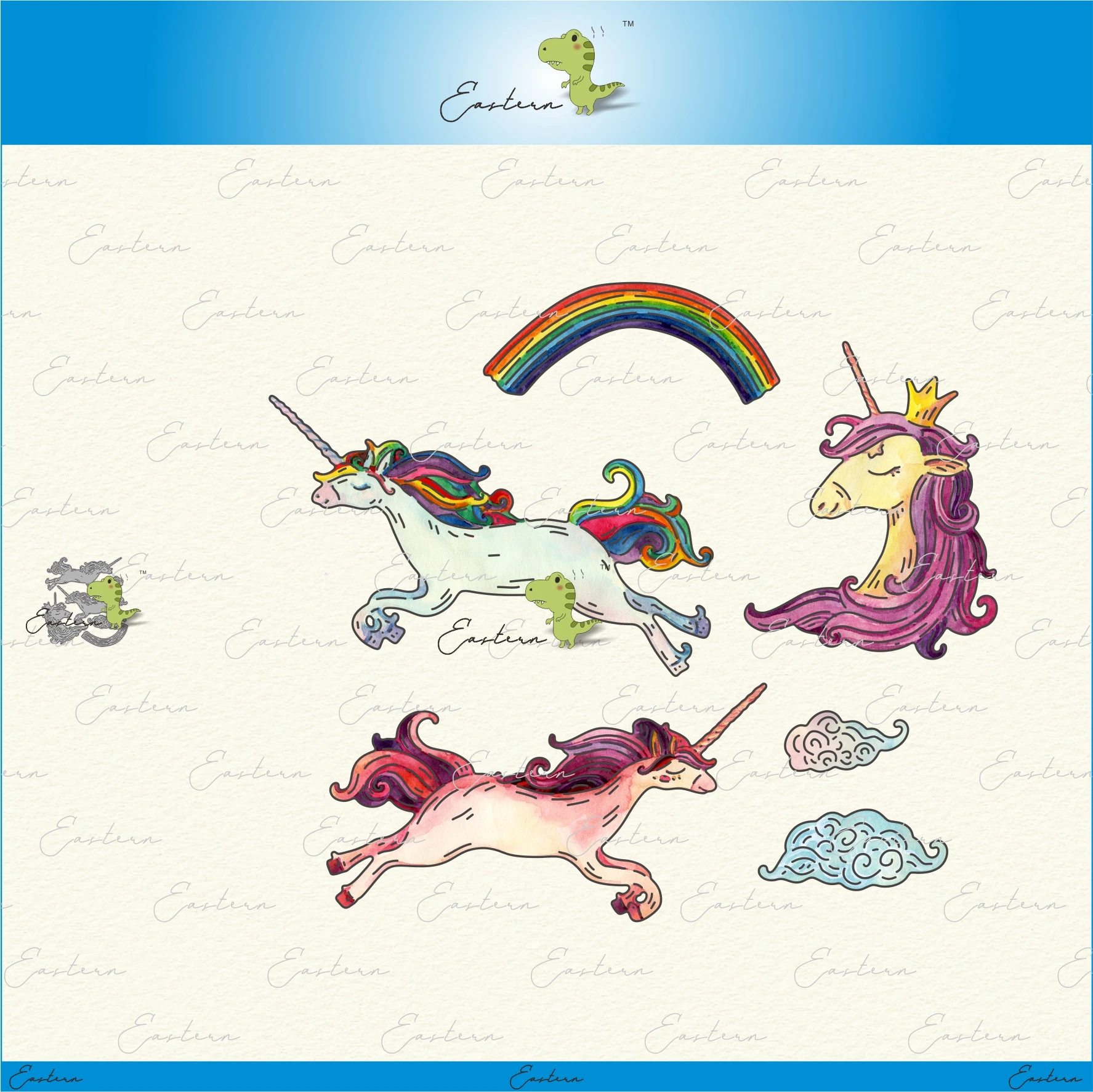 

Unicorns metal cutting dies 2022 new DIY molds Scrapbooking Paper Making die cuts crafts Printed Sheet