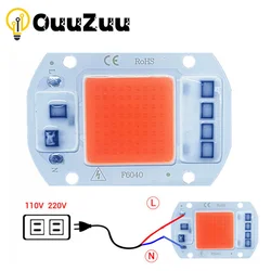 COB Led Grow Light lampada Chip spettro completo 220V 110V 20W 30W 50W 380-780nm Phyto lampada per pianta da interno piantina fiore fitolampere