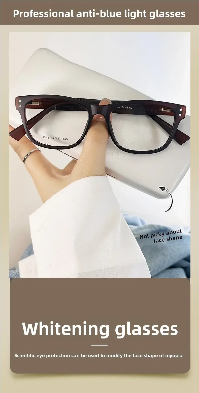 

Очки Ollymurs Photochromic для коррекции миопии, прогрессивные, компьютерные, новые, квадратные, с защитой от синего света, оптические, по рецепту, женские