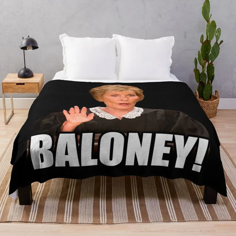 

Judge Judy - Baloney Throw Blanket Camping decorative Blankets Tourist Hair Blankets