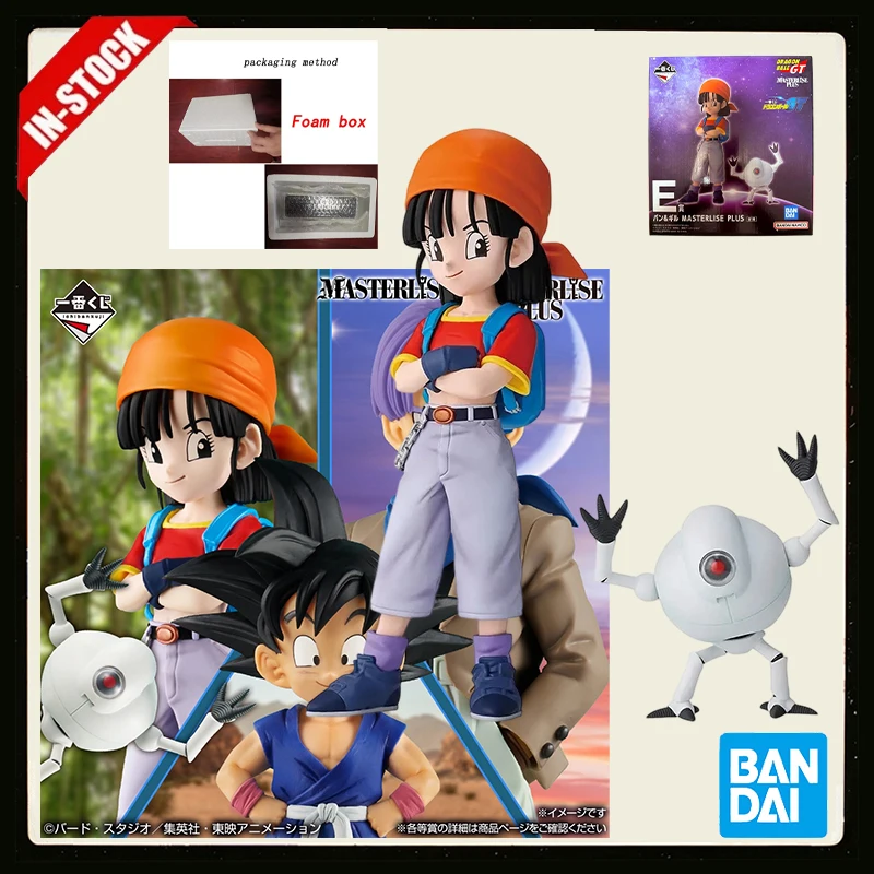 Original Bandai Ichiban Kuji Dragon Ball Gt E Prize Pan & Gill Masterlise Plus Anime Figure Collectible Model Toy In Stock