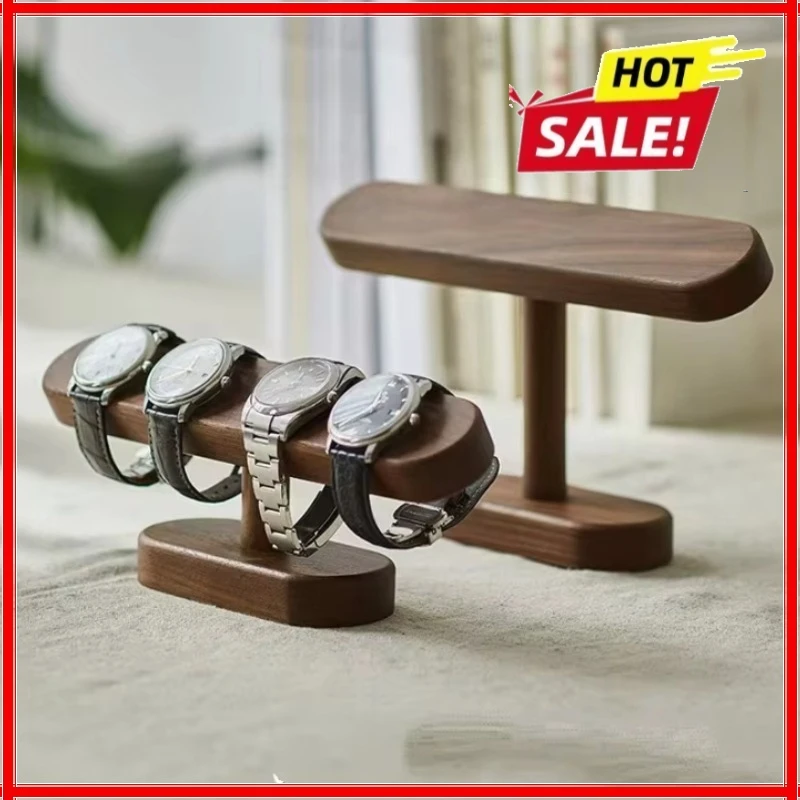 

Creative Solid Walnut Wood Jewelry Bracelet Watch Storage Display Stand Watch Store Watch Counter Window Display Bracket