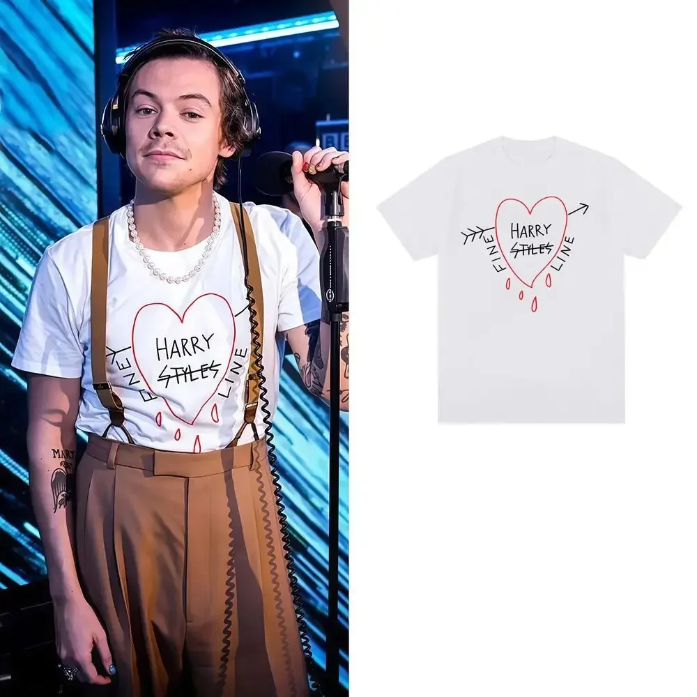 Harry Styles Music Album 2026 Graphic T Shirt Y2k Short Sleeve Retro Fashion Casual T-Shirts Cotton Oversized T-Shirt Unisex