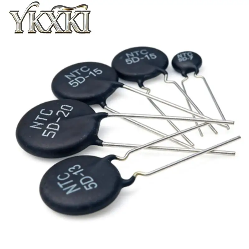 10-50pcs/lot Thermal Resistor NTC 5D-5/7/9/11/13/15/20/25 Thermistor 5D-5 5D-7 5D-9 5D-11 5D-13 5D-15 5D-20 5D-25