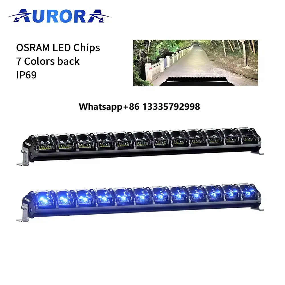 

In Stock for Delivery 40 Inch 496W High Power Aurora New Evolve PIckup ATV UTV Truck Universal RGB Led Lights Bar