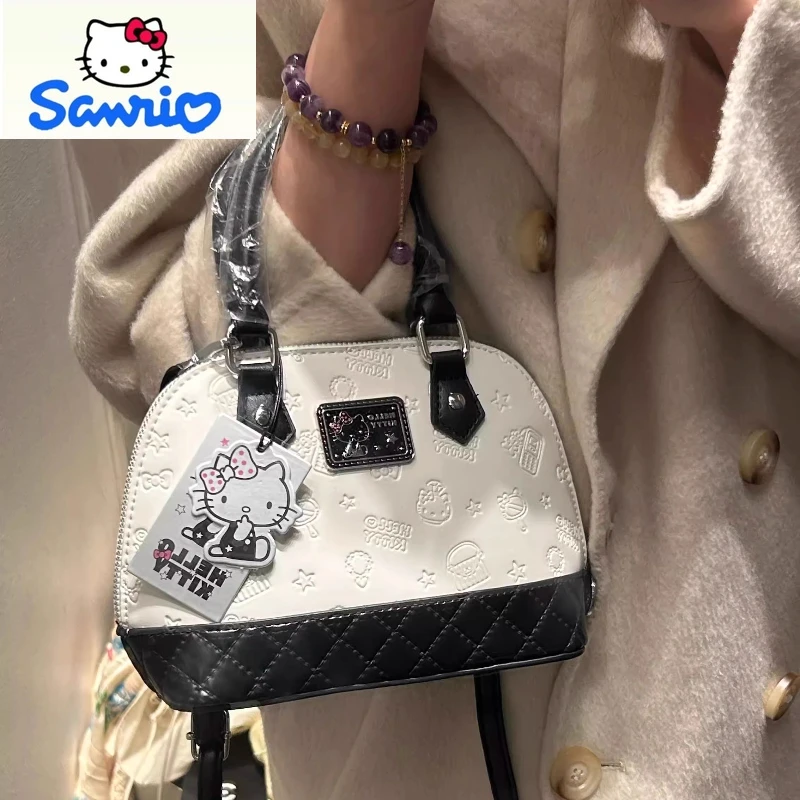 

Sanrio мультфильм Hello Kitty аниме модная универсальная женская сумка модная классическая высококачественная сумка через плечо из искусственной кожи