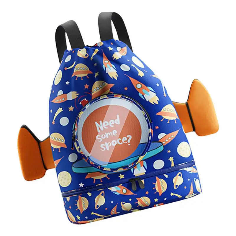 Children Swimming Bag Waterproof Swimming Bag For Kids Wet And Dry Separation Swim Bag With Shoe Compartment For Children