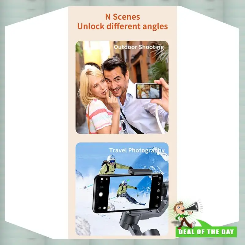 24-Hour Delivery RK-X40F For Smartphone Compatible Magnetic Phone Selfie Monitor Screen Rear Camera For Vlog Live Streaming