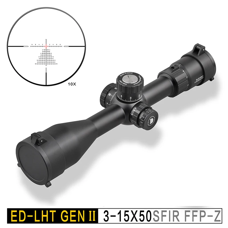 

Оптический прицел ED-LHT GEN2 3-15X50SFIR FFP-Z с трубкой 30 мм, 0.1MRAD, высококачественное изображение, сверхпрочная ударопрочность, оптимален для активного отдыха на природе