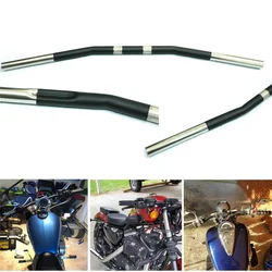25mm Motorcycle Handlebar Drag Bar Curved for Sportster XL 1200 Iron 883 48 72 Roadster Nightster Low Steering Wheel