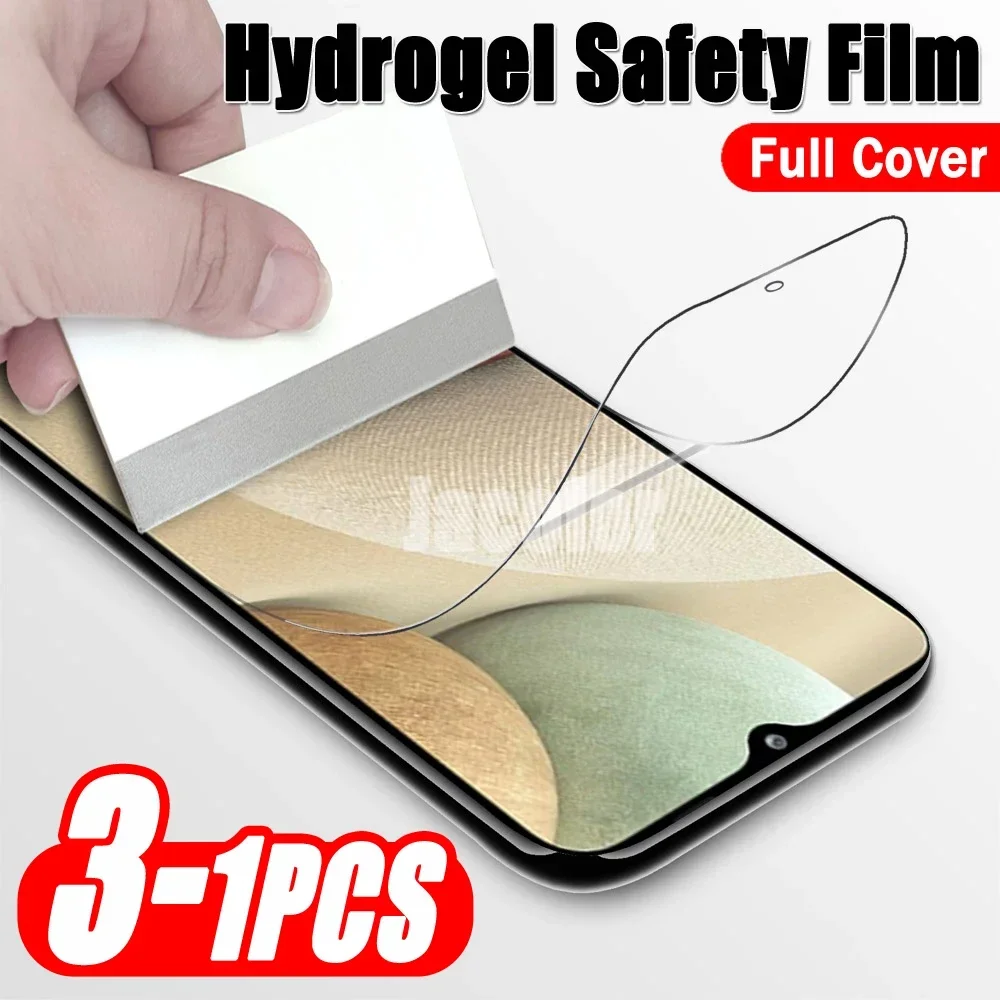 1-3PCS Front Hydrogel Film For Samsung Galaxy A12 A22 A52S A52 A72 4G 5G For Samsung A 22 12 52 72 52s 5 G Soft Screen Protector