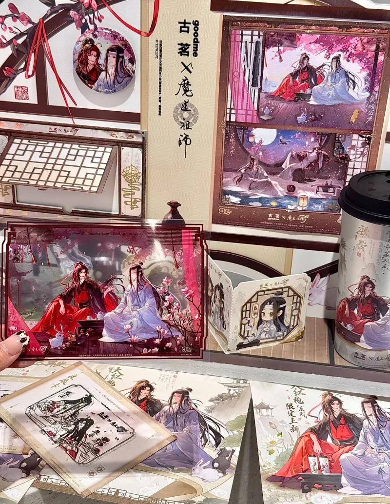 Guming xGrandmaster do Colaboração Demoníaca Colaboração Acrílico Crachá Comemorativo Saco Isolado Cartão Transparente Adesivo Copo