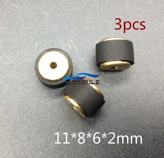 

3pcs copper 11*8*6*2mm rpinch roller for cassette deck tape recorder