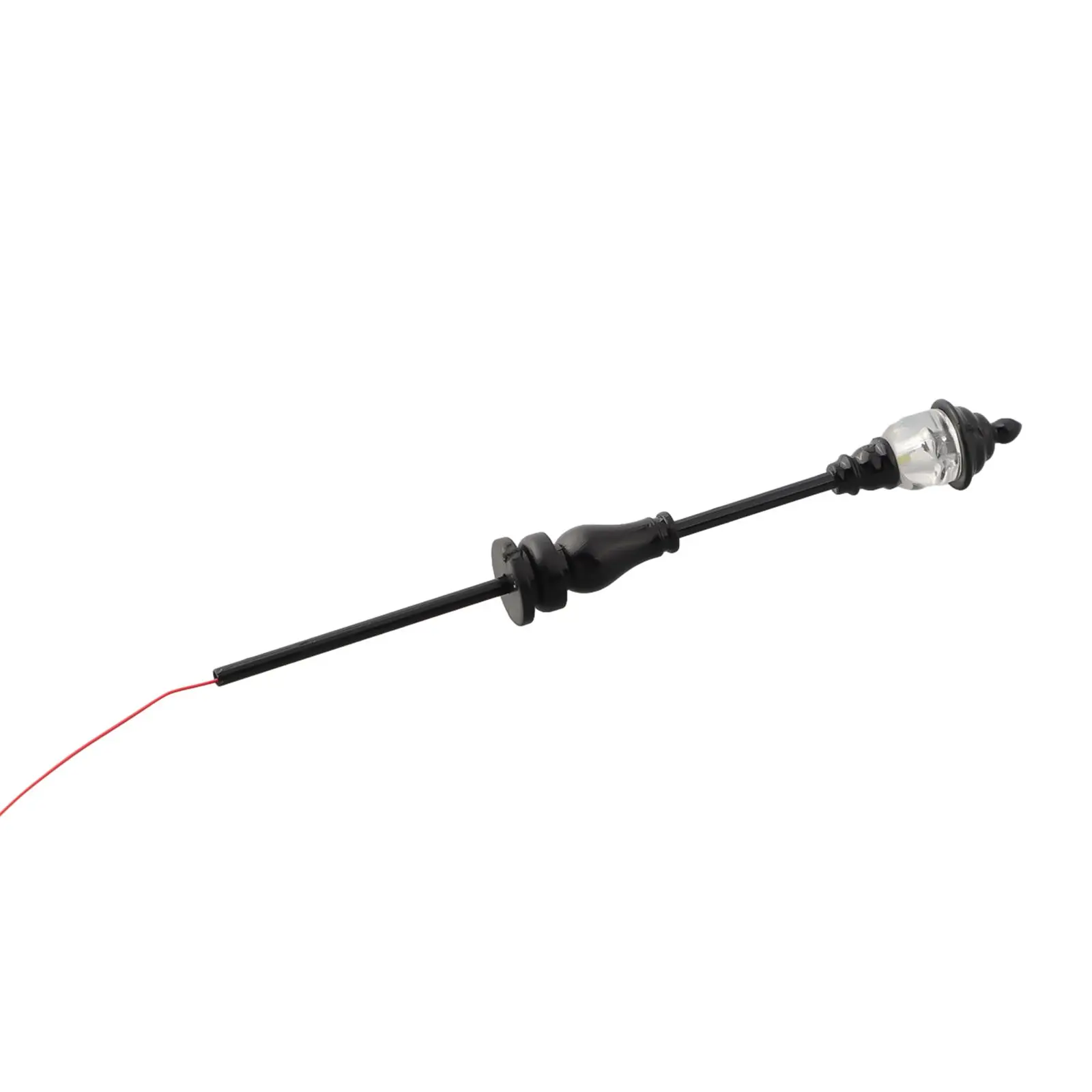 Model Railroad Train OOHO Scale, LED Street Light Lamp, 10pcs Lamp Posts, Perfect for Building Layout, Compatible Resistors