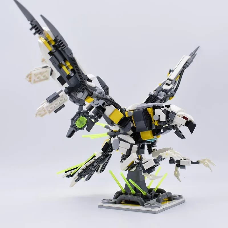 

Simulation Mechanical Eagle Figure Building Blocks Boys Toys Action Figure Assemble Blocks Kids Toys Fantasy Animals Model Toy