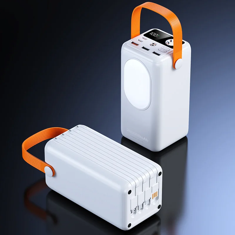 شاحن محمول 22.5 واط شحن سريع قوة البنك 80000 مللي أمبير يدعم 7 أجهزة لشحن البطارية الخارجية في وقت واحد